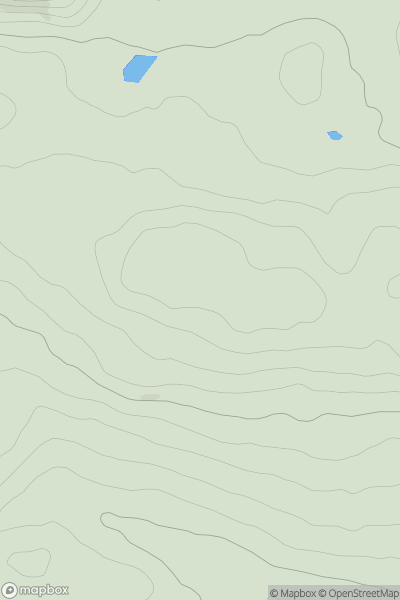 Thumbnail image for Cranmore Hill [South Central England] showing contour plot for surrounding peak
